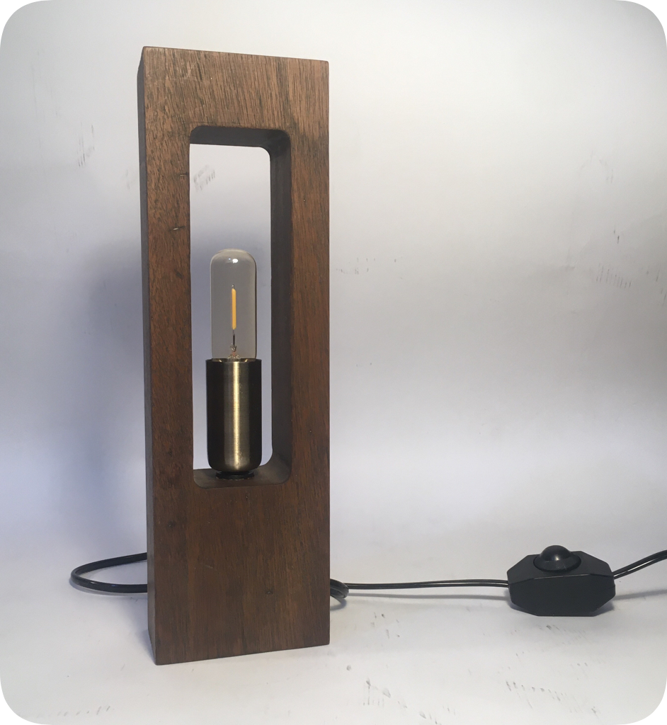 Walnut Wood Lamp